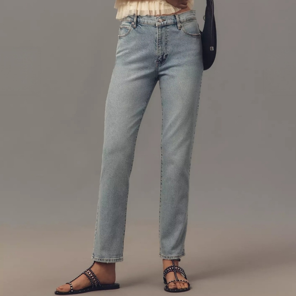 Frame The Borrowed Ricochet Mid Rise Straight Ankle Jeans Size 31 New NWT READ
